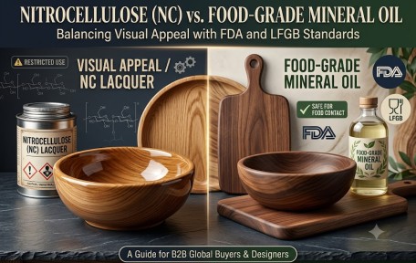 Nitrocellulose (NC) vs. Food-Grade Mineral Oil: Balancing Visual Appeal with FDA and LFGB Standards
